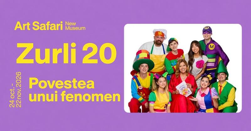 Zurli sarbatoreste 20 de ani la Art Safari: expozitia imersiva „Zurli 20 – Povestea unui fenomen” isi deschide portile pe 24 octombrie